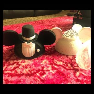 Bride and Groom Micky and Minnie Disney Ears